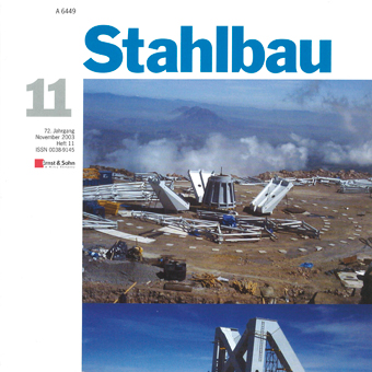 Rate-dependency of structural mild steel – Part 1 - Stahlbau 72, No. 11, 2003, 2003